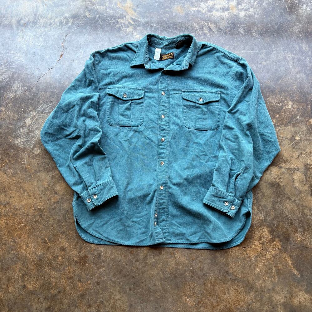 Vintage Eddie‎ Bauer Cotton Button Up Thick Shirt